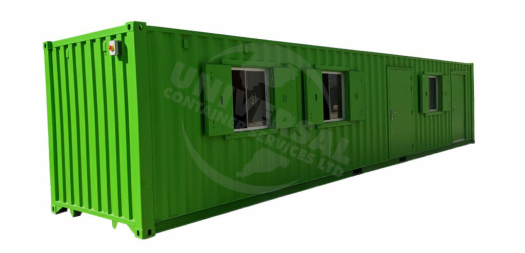 40ft shipping container food pantry