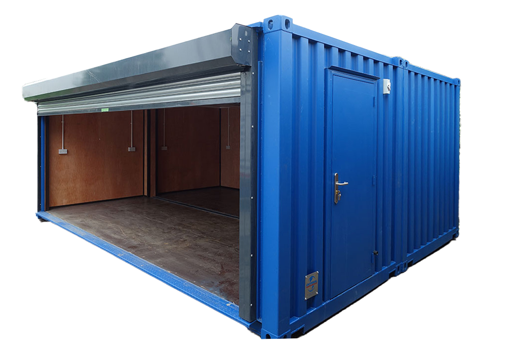 Container Motorbike Storage Pods