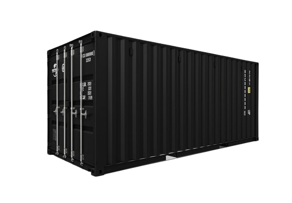 Black Shipping Containers