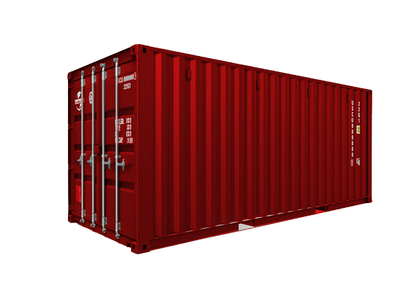 Red Shipping Containers
