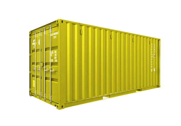 Yellow Shipping Containers