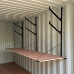 Work Bench With Pipe Rack Bracket