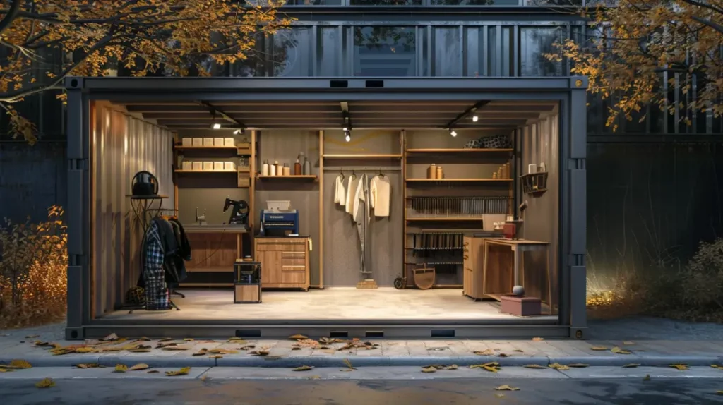 shipping container textile workshop