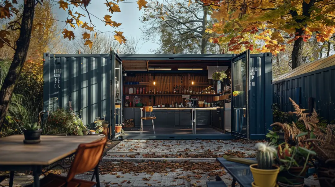 shipping container workshop