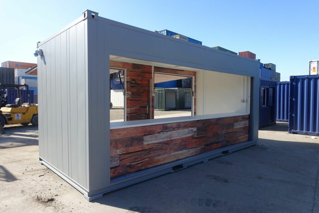 shipping container pop-up shop