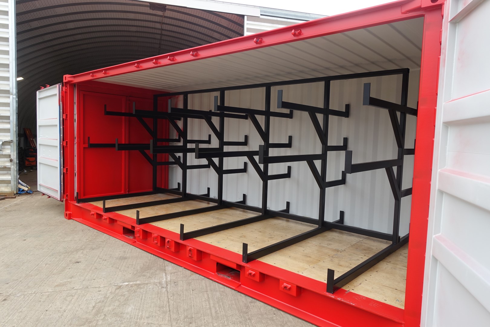 shipping container racking