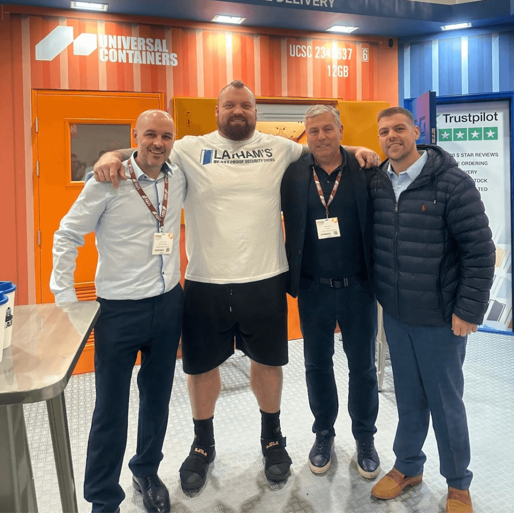 Eddie Hall and Blue-World's SeaCan  team