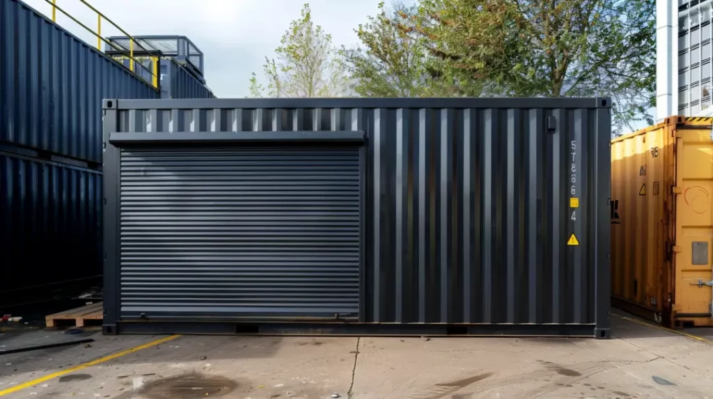 manual shipping container roller shutter doors