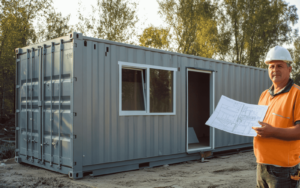 Site office with planner