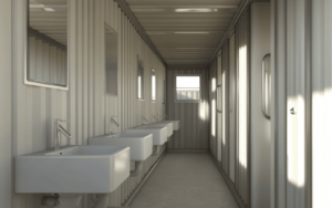toilet block internal