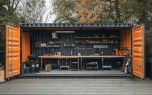 Workshop Container side open