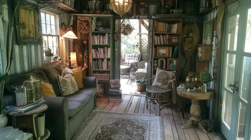 She shed reading rooming