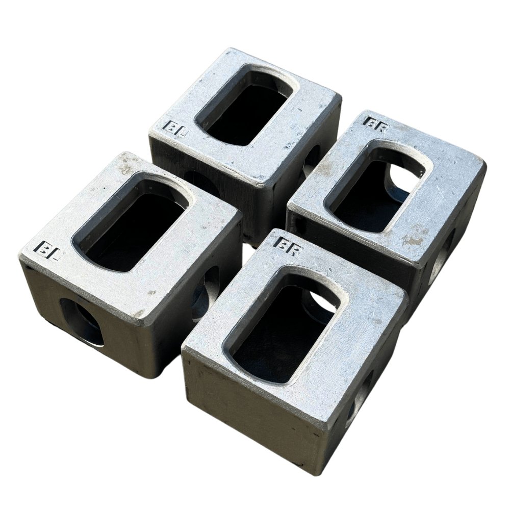 Aluminium Bottom Corner Casting (Set of 4)