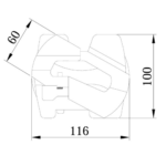 Lockable Stacking Cone BC-G2 B